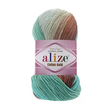 Пряжа ALIZE 'COTTON GOLD BATIK ' 100гр. 330м (55% Хлопок - 45% Акрил) (4603)
