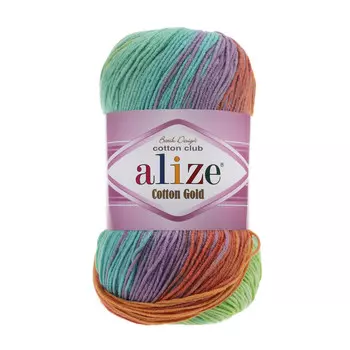 Пряжа ALIZE 'COTTON GOLD BATIK ' 100гр. 330м (55% Хлопок - 45% Акрил) (4530)