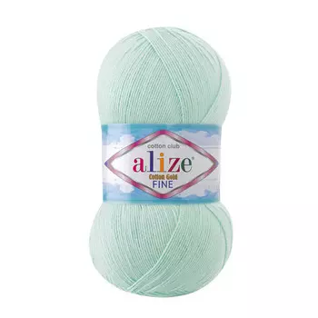 Пряжа ALIZE 'COTTON GOLD FINE ' 100гр. 660м (55% Xлопок - 45% Aкрил) (522 мята)