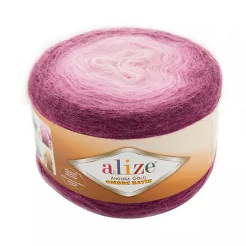 Пряжа Alize 'Angora Gold Ombre Batik' 150гр. 825м. (20% шерсть, 80% акрил) (7244 секционный)