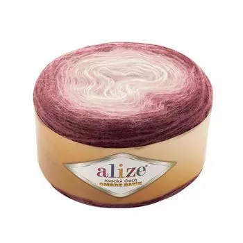 Пряжа Alize 'Angora Gold Ombre Batik' 150гр. 825м. (20% шерсть, 80% акрил) (7295 пыльный кедр)