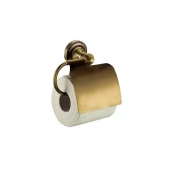 Держатель туалетной бумаги Fixsen Antik FX-61110 с крышкой
