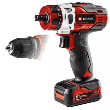 Дрель аккумуляторная Einhell TE-CD 12/1 X-Li (1x2,0 Ah)
