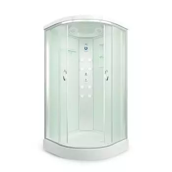 Душевая кабина Erlit Comfort ER4509P-C3-RUS 90x90 полукруглая