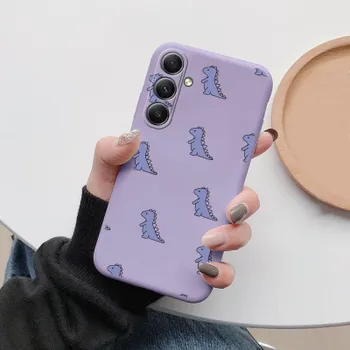 Мягкий силиконовый чехол с изображением мультяшного кота для Xiaomi Redmi Note 13 Pro 13C 14 Samsung A35 A55 M35 S24 Huawei Honor 200 iPhone Camera Защитный противоударный чехол Samsung Galaxy S20