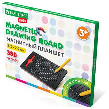 BRAUBERG Магнитный планшет-доска MAGPAD MEDIUM для рисования KIDS