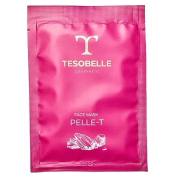 TESOBELLE COSMETIC Альгинатная маска для лица PELLE-T с древесным углем 30.0