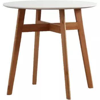 Стол обеденный Stool Group Target Circle 90*90 белый УТ000036022