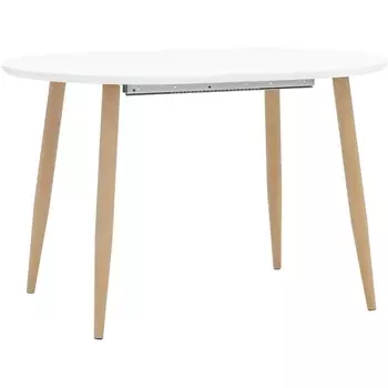 Стол обеденный Stool Group Берген раскладной 120-180*80 белый УТ000003493