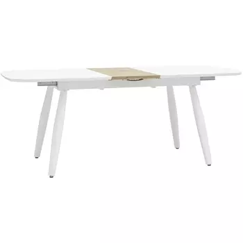 Стол обеденный Stool Group Чикаго раскладной 160-200*90 белый УТ000002135
