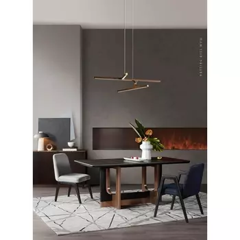 Стол обеденный IST-CASA Астория NH2114L,180х90х76 см, черный мрамор