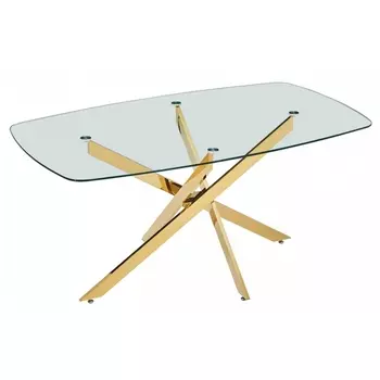 Стол обеденный IST-CASA Элис Рэк DT2850А,160х90х75 см, прозрачный