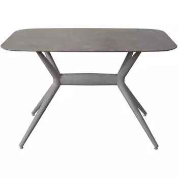 Стол обеденный обеденный JET CERAMIC прямоугольный 120*80 (Термопластичный полимер, Серый) FA Grigio Pietra di luna 80х120 Jet-Ceramic