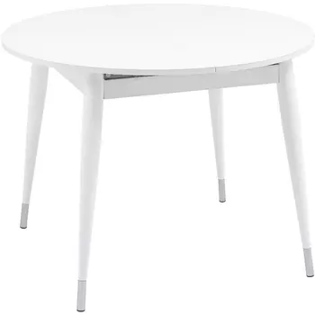 Стол обеденный раскладной 100-130 белый матовый Stool Group Сидней УТ000036198
