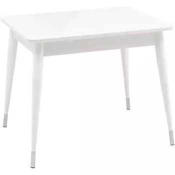 Стол обеденный раскладной 90-120*70 белый глянцевый Stool Group Сидней УТ000036217