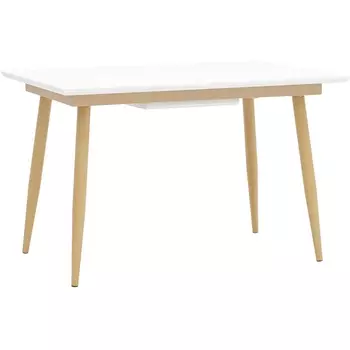 Стол обеденный Stool Group Стокгольм раскладной 120-160*80 белый УТ000003491