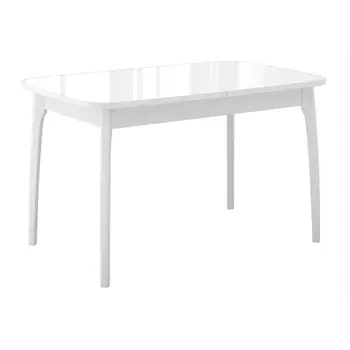 Стол М15 белый/стекло белое optiwhite Dikline 00-00060576