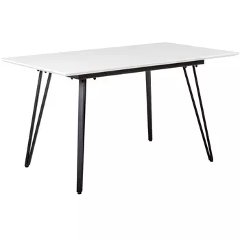 Стол R-Home Диего раздвиж. 120-160*80 белый