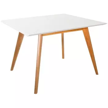 Стол R-Home Лунд квадратный 860*860 бук-белый