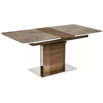 Стол RADCLIFFE ( Mod. EDT-VG002) коричневый (мдф high glossy, закаленное стекло) Tetchair 111347 13767