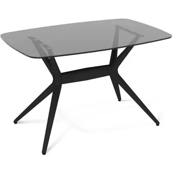 Стол SHT-TU30-2/TT26 118/77 стекло черный/дымчатый Sheffilton SHT-TU30 5445122501