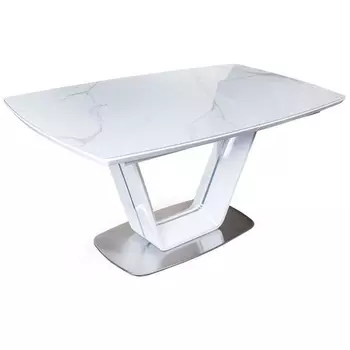 Стол Top Concept обеденный Monroe, раскладной (160+40 см) испанская керамика белая