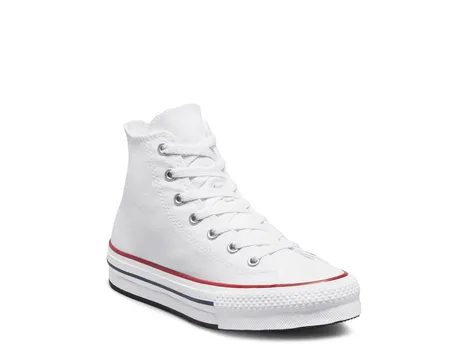 Кеды Converse Chuck Taylor All Star высокие на платформе, белый