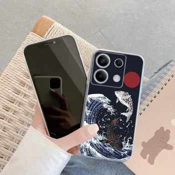 Роскошный белый чехол-журавль для iPhone Samsung A55 M34 S24 Xiaomi Redmi 13 Pro 14C Huawei Honor противоударный бампер для телефона TPU с защитой от царапин прозрачная задняя крышка Samsung Galaxy S20 FE