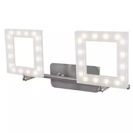 Светодиодный спот IDLamp Piazza 106/2A-LEDWhitechrome