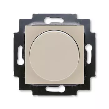 Светорегулятор ABB Levit поворотно-нажимной 60-600 Вт R кофе макиато / белый 3294H-A02247 18W 2CHH942247A6018