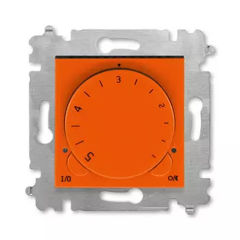 Терморегулятор ABB Levit с поворотной ручкой 16А оранжевый / дымчатый чёрный 3292H-A00003 66W 2CHH920003A6066