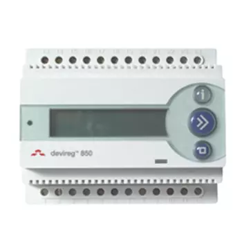 Терморегулятор DEVIreg™ D-850 IV на шину DIN, с источником питания 24 В DEVI 140F1084