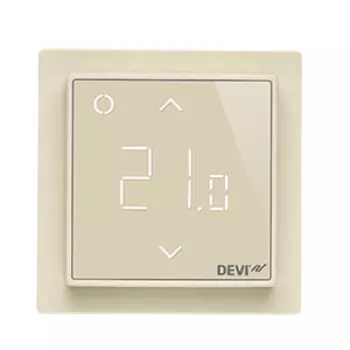 Терморегулятор DEVIreg™ Smart интеллектуальный с Wi-Fi, бежевый, 16А DEVI 140F1142