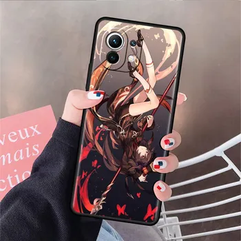 Чехол Girl Genshin Impact Funda для Xiaomi Mi 11 Lite 5G NE 11T Pro 10T 9T Note 10 12 12X 12S, ультрамягкий силиконовый чехол для телефона Mi Note 10 Lite