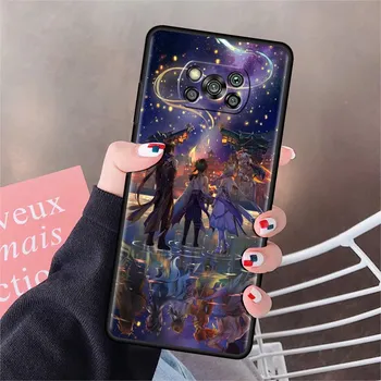 Чехол для Xiaomi Mi Poco X3 NFC X4 Pro F3 F4 GT M4 M3 F1 C40 11 Lite 11T Мягкий силиконовый чехол для телефона Game Genshin Impact Capa Poco C40