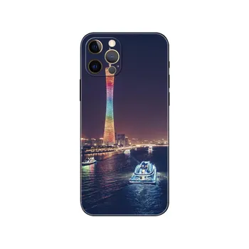 Модный чехол для телефона City для iPhone 5 5S 2020se 6 6s 7 8 plus x 10 XR XS 11 12 13 mini pro MAX, черная задняя крышка из ТПУ iphone 5 5S SE 2016