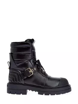 Ботинки Rockstud из мягкой стеганой кожи с заклепками
