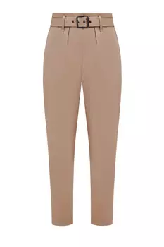 Брюки Paper Bag Slouchy из хлопкового твила