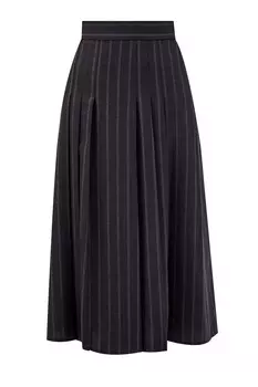 Брюки Skirt-Pant из шерстяной ткани с мелованным принтом