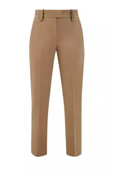 Брюки в классическом стиле из хлопкового габардина Couture