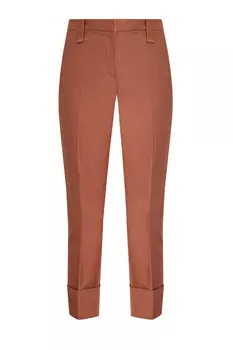 Брюки в классическом стиле Tailored Cigarette из хлопкового твила