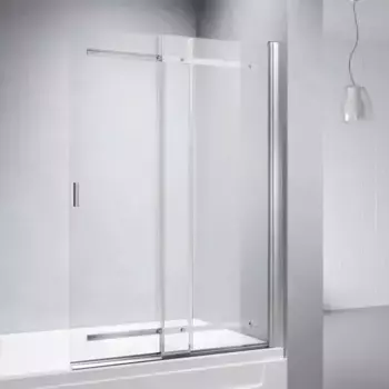 Шторка на ванну Veconi Palau PL-88CH 90x140, хром