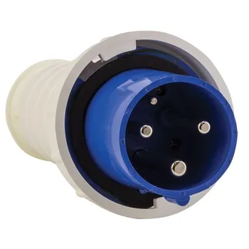 Вилка переносная EKF ps-033-63-220 033 2Р+РЕ 63А 220В IP67