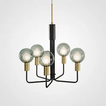 Подвесная люстра светодиодная Pearl L5 Grey ImperiumLoft Pearl01 (101899-26) в форме шара