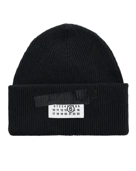 шапка в рубчик MM6 Maison Margiela