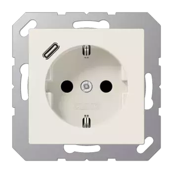 Розетка 2K+З USB Typ C Jung A1520-18C
