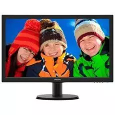 Монитор 23,6" Philips 243V5QSBA (00/01) 1920х1080, 8 мс, 250 кд/м2, 10000000:1, 178°/178°, MVA, DVI-D (HDCP), VGA
