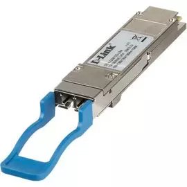 Модуль QSFP+ D-link DEM-Q2810Q-LR4/A1A с 1 портом 100GBase-LR4 для одномодового оптического кабеля (до 10 км)
