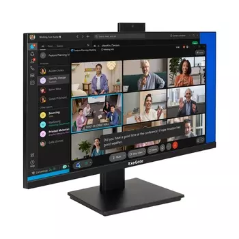 Монитор 23,8" Exegate SuperView EA2400 EX298878RUS IPS LED Grade A+, FHD, 1920x1080, 75Гц, 16:9, 250cd/m2, 1000:1, 178°/178°, 5ms, D-Sub, HDMI, FHD ве