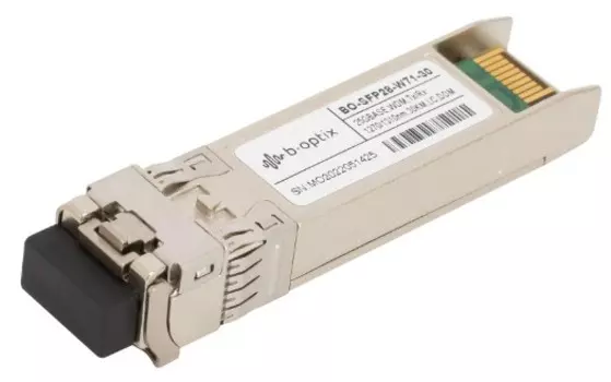 Модуль SFP28 B-OptiX BO-SFP28-W71-30 WDM, 25GBASE, разъем LC, дальность до 30км, 1270нм